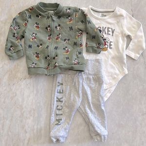 Disney Baby C&A 3 Piece Mickey Set